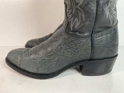 Vintage Texas Sueded Shoulder Cowboy Boots | USA Made | Men’s 8.5 D