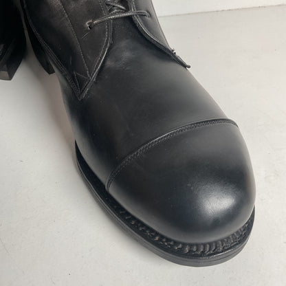 Dehner Laced Jodhpur Riding Shoe | Black Calfskin | Cap Toe | Men’s 10 E