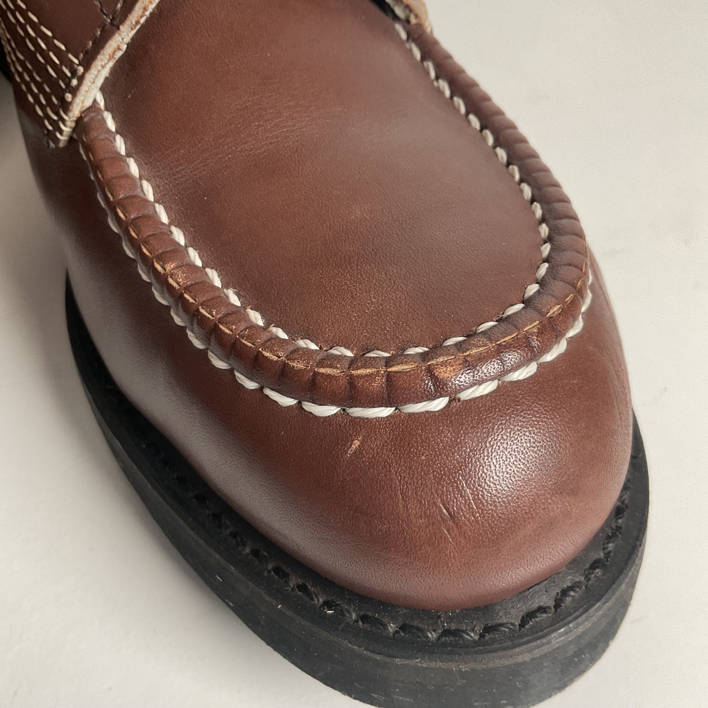 Vintage Rail Road Tanker Boots 9.5 E USA Made Steel Toe