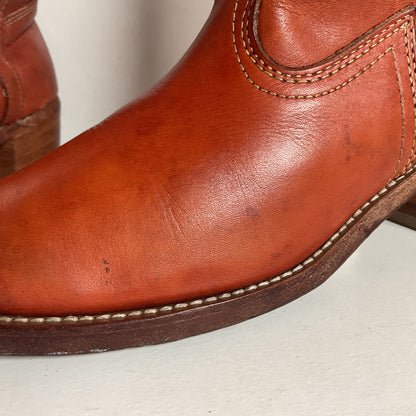 Vintage Dexter Campus Boots | Distressed | Braided | USA Made | Women’s 10 M