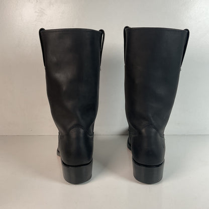 Frye Men’s Black Oiled Cavalry Boots 9.5 M USA Made Campus