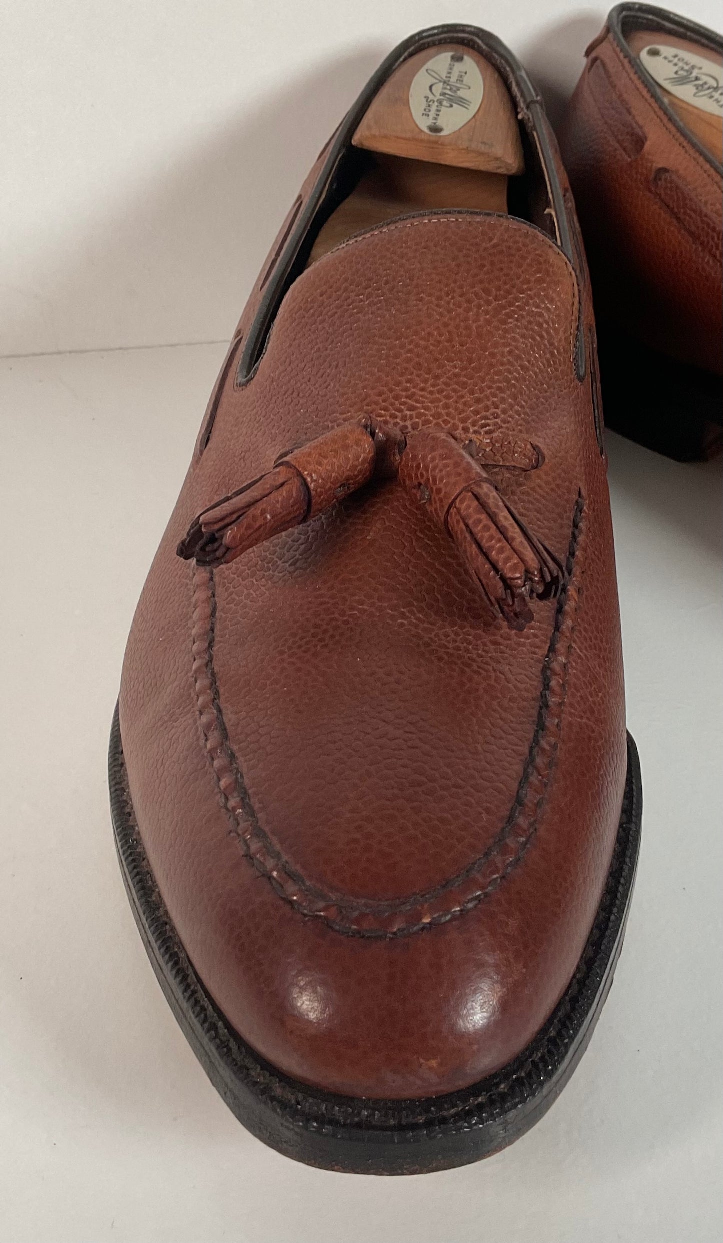 Vintage Johnston Murphy Tassel Loafer | Crown Aristocraft | USA Made | 9.5 D
