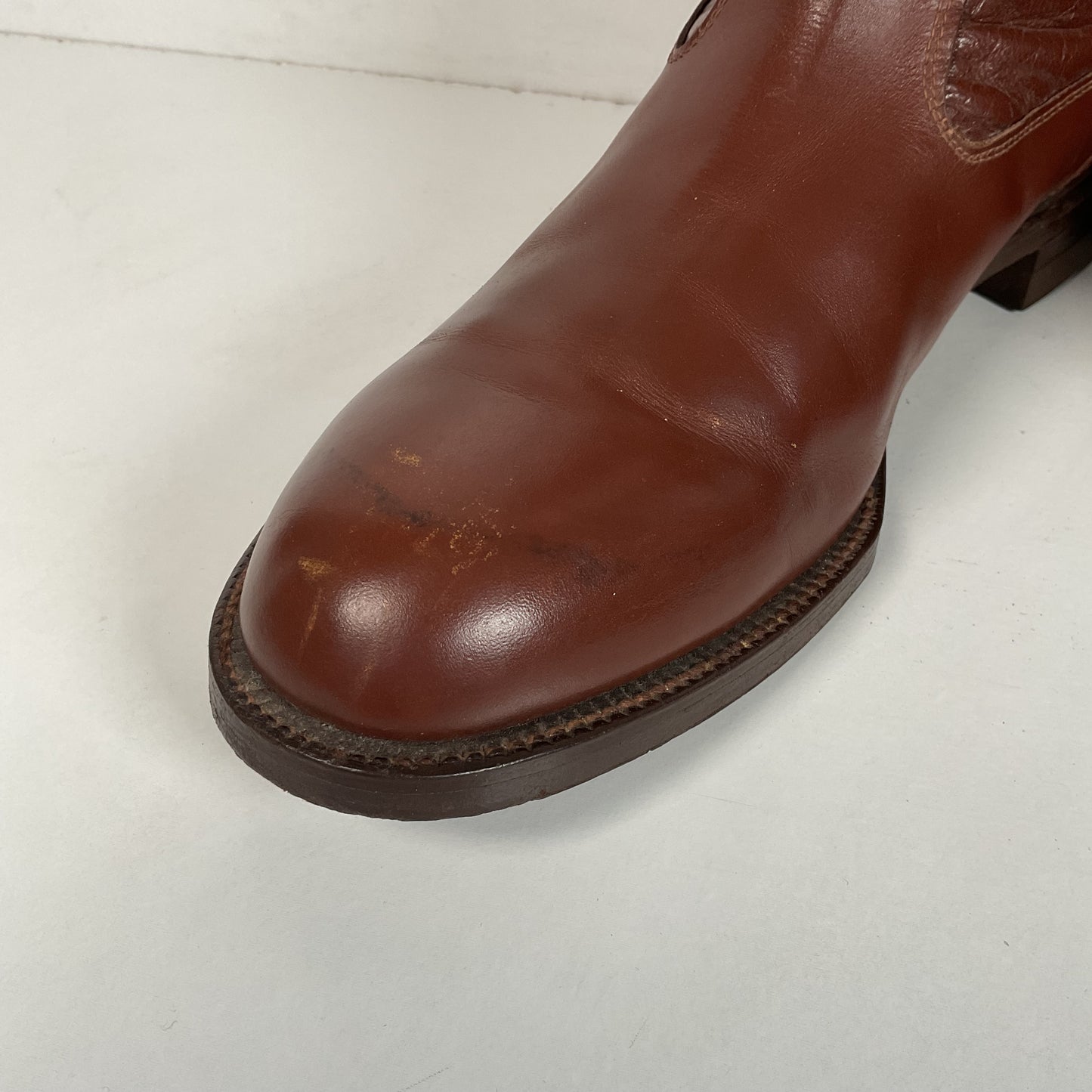 Vintage Jarman Cloth Pull Military Style Boots 11 Narrow 1940s