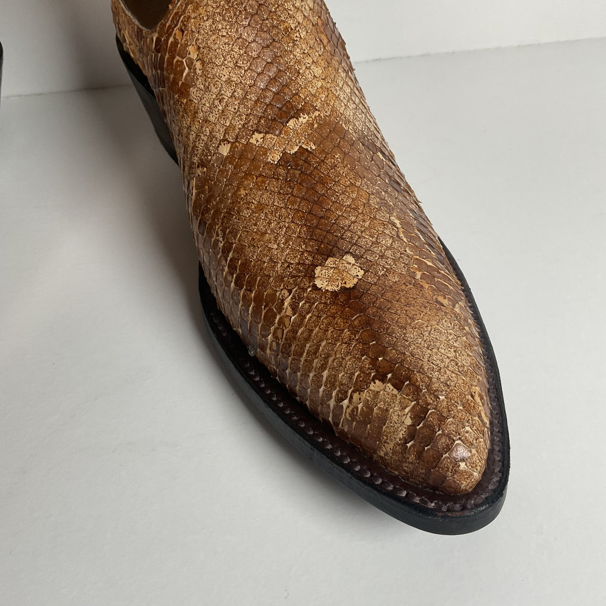 Anderson Bean Boa Snake Cowboy Boots | Exotic | USA Made | Men’s 6 | Women’s 7 B