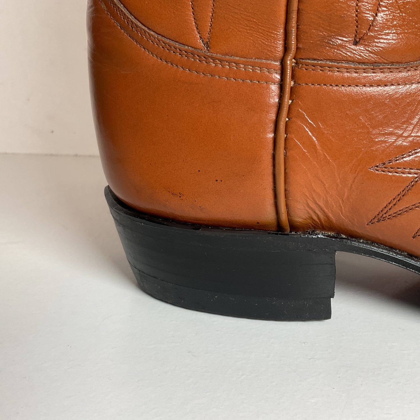 Vintage Tony Lama Maple Leaf Cowboy Boots | Lizard Tip | Narrow | Men’s 8 | Women’s 9