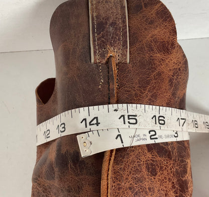 Justin Bent Rail Cowgirl Boots | Tan Road | USA Made | Women’s 9 B