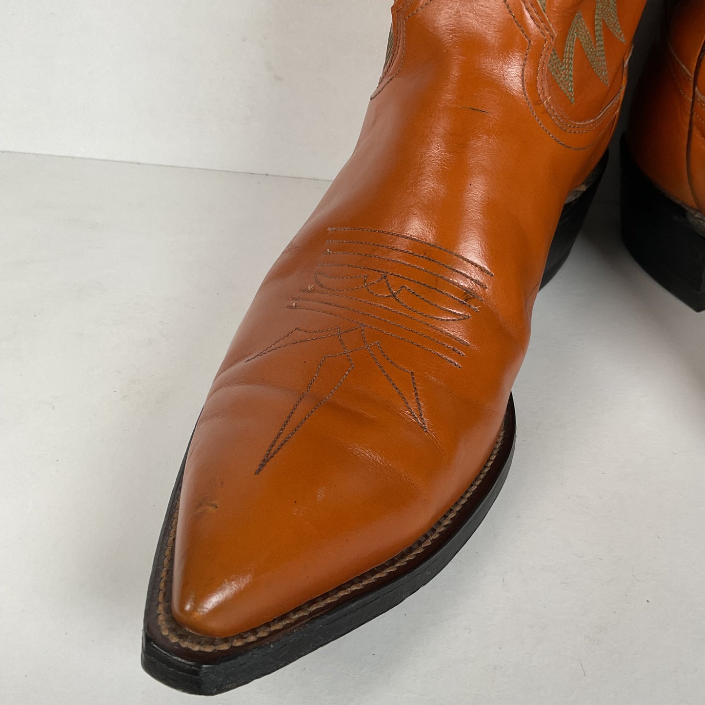 Vintage Justin Fort Worth Cowboy Boots | X Toe | 1960s-1970s | Men’s 9 D