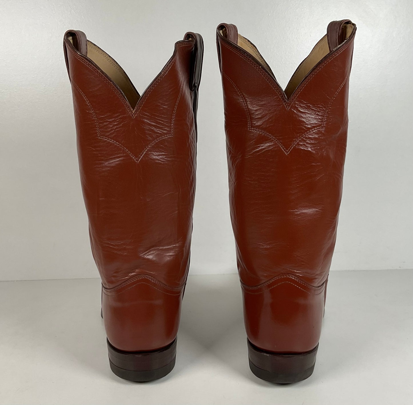 Vintage Justin Roper Boots | Cowboy | USA Made | Brown | Men’s 12 EE