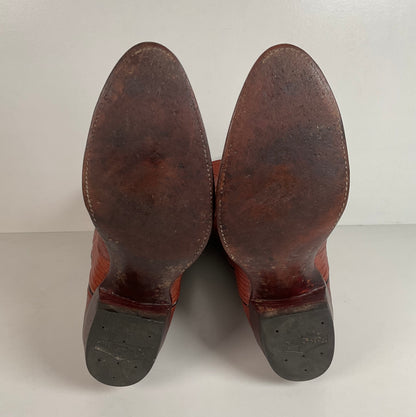 Guy Garrett Custom Cowboy Boots | Teju Lizard | Western Classics | Men’s 10 D
