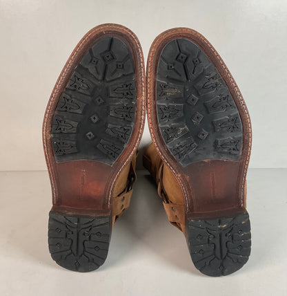 Frye Men’s Suede Engineer Harness Boots 10 D Brown