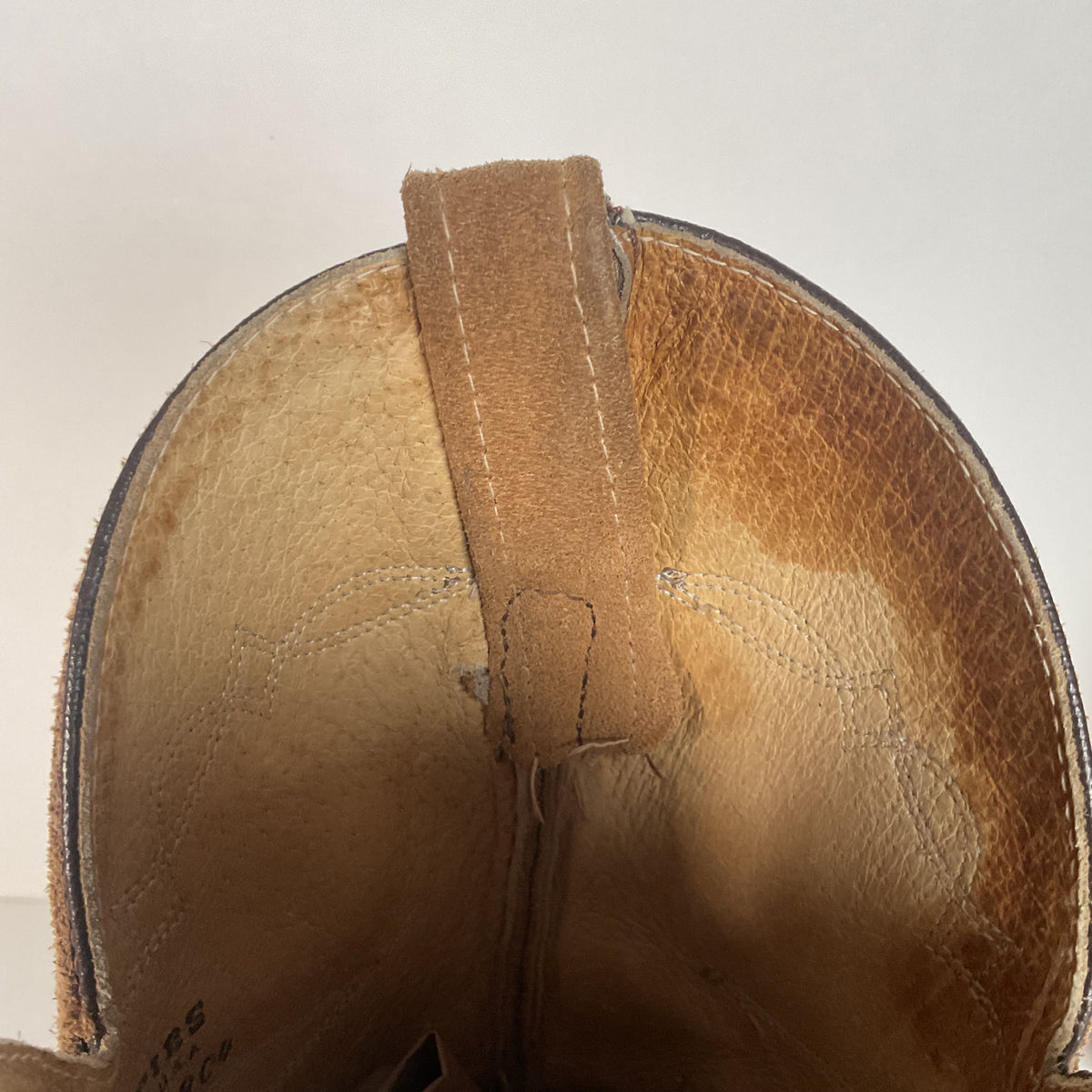 Vintage J. Chisholm Cowboy Boots | Full Suede Rough Out | USA Made | Men’s 9 D