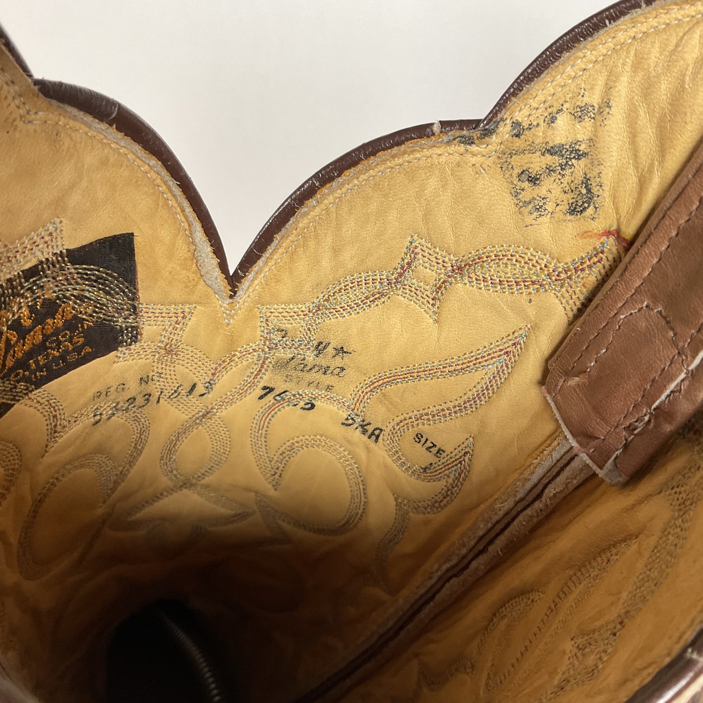 Vintage Tony Lama Gold Label Cowgirl Boots | USA Made | Men’s 5.5 | Women’s 6.5