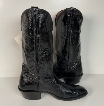 Vintage Nocona Full Eel Skin Cowboy Boots | Exotic | Men’s 5.5 | Women’s 6.5