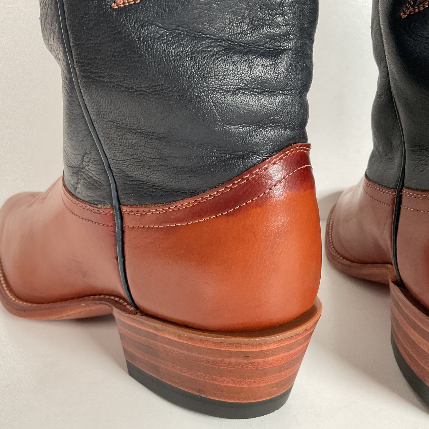 Vintage Dan Post Cowgirl Boots | USA Made | Tooled Inlays | Women’s 7 M