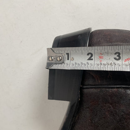 Tony Lama Men’s Vintage Chocolate Elephant Cowboy Boots 8.5 D USA Made Exotic