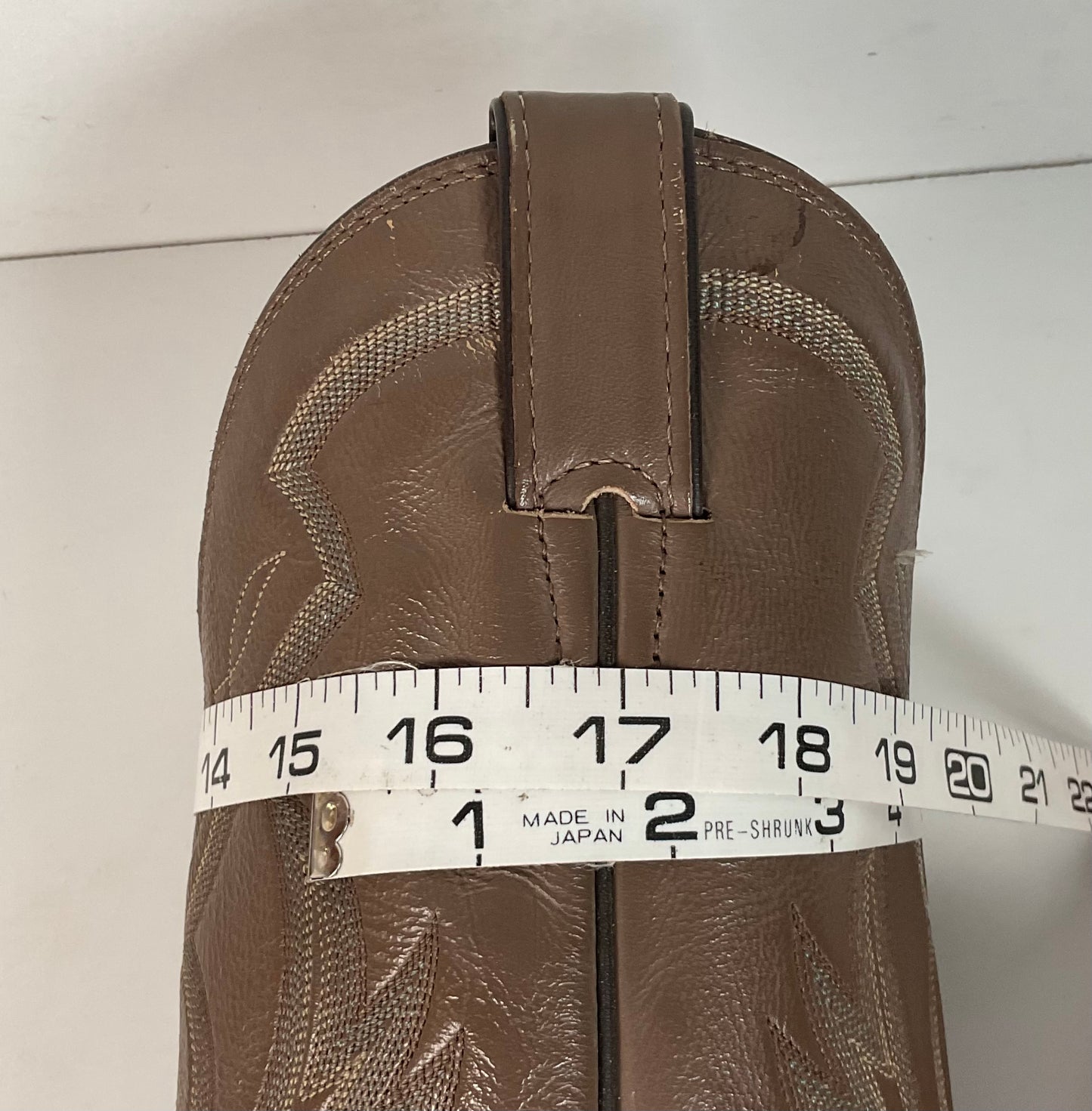 Justin Full Ostrich Quill Cowboy Boots 10 E USA Made Exotic