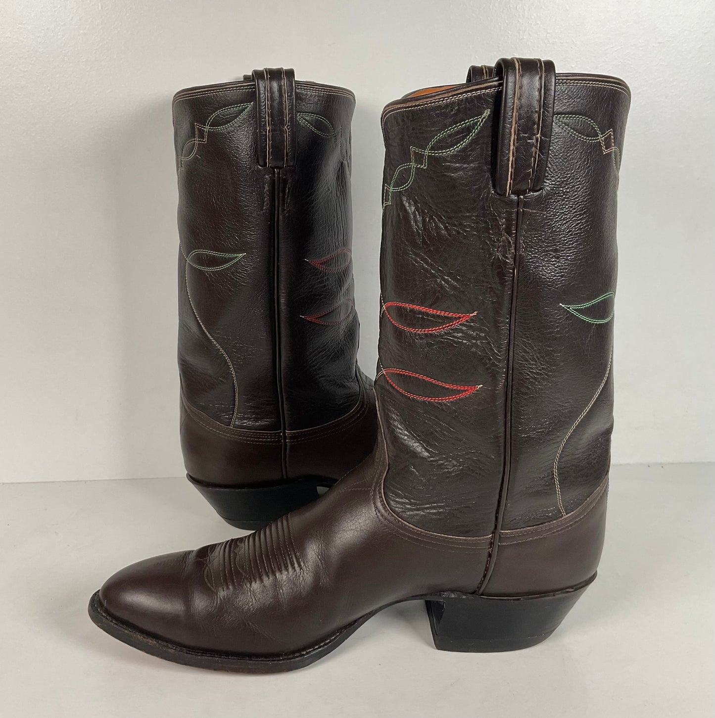 Vintage Tony Lama Buffalo Calf Cowboy Boots | 1960s-1970s | Narrow | Men’s 11 B