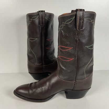 Vintage Tony Lama Buffalo Calf Cowboy Boots | 1960s-1970s | Narrow | Men’s 11 B