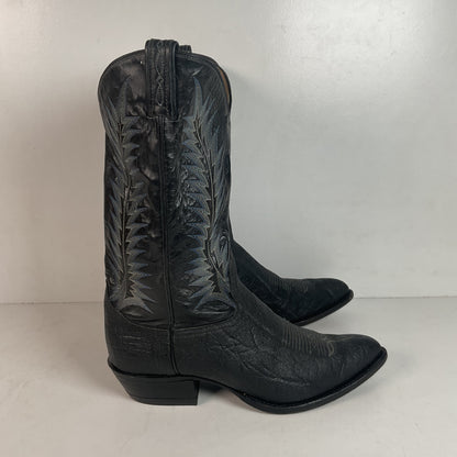 Vintage Tony Lama Elephant Cowboy Boots 10.5 EE Gold Label USA Made