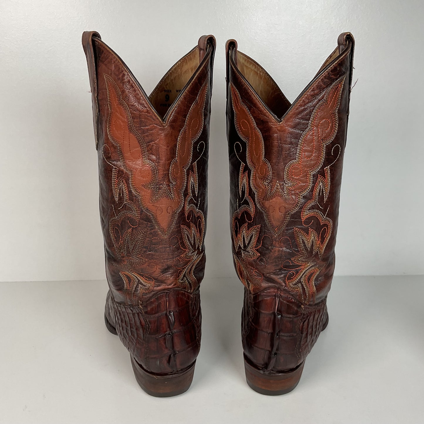 McClintock Hornback Caiman Cowboy Boots | Exotic | Men’s 9 D