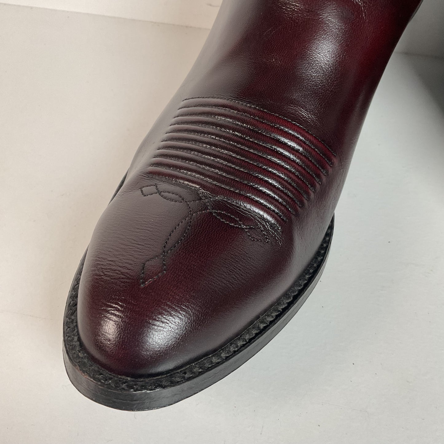 Vintage Lucchese Santini Goat Cowboy Boots | USA Made | Seville | Men’s 9 D