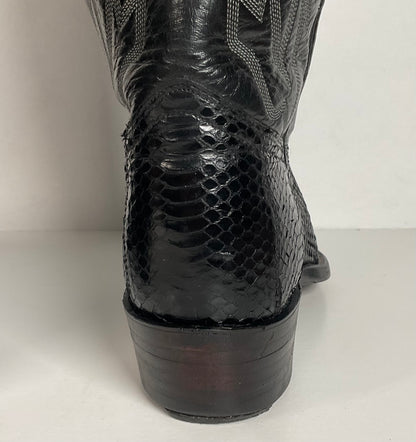 Vintage Texas Imperial Cowboy Boots | Python Snakeskin | USA Made | Men’s 9.5 D