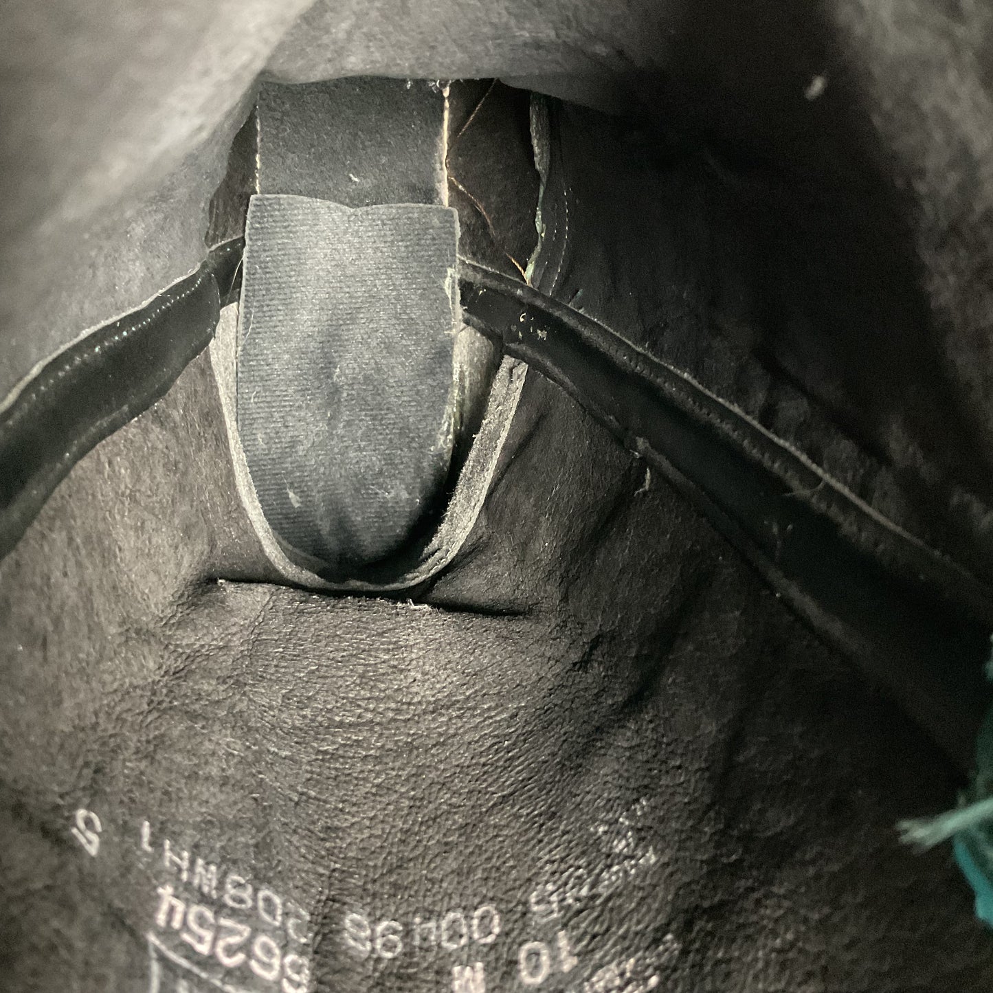 Vintage Dan Post For Code West Cowgirl Boots | Tooled Green Upper | Women’s 10 M