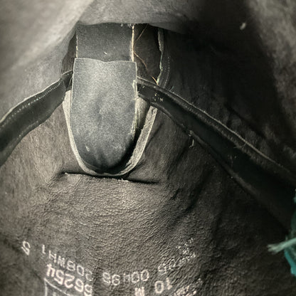 Vintage Dan Post For Code West Cowgirl Boots | Tooled Green Upper | Women’s 10 M