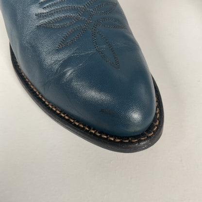 Vintage Tony Lama Gold Label Cowgirl Boots | Blue | Women’s 7.5 M