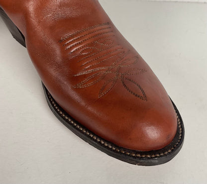 Vintage Tony Lama Tall Cowgirl Boots | Gold Label | Men’s 6.5 C | Women’s 7.5