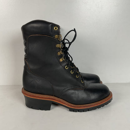 Vintage Chippewa Super Logger Boots | Soft Toe | USA Made | 10.5 EE