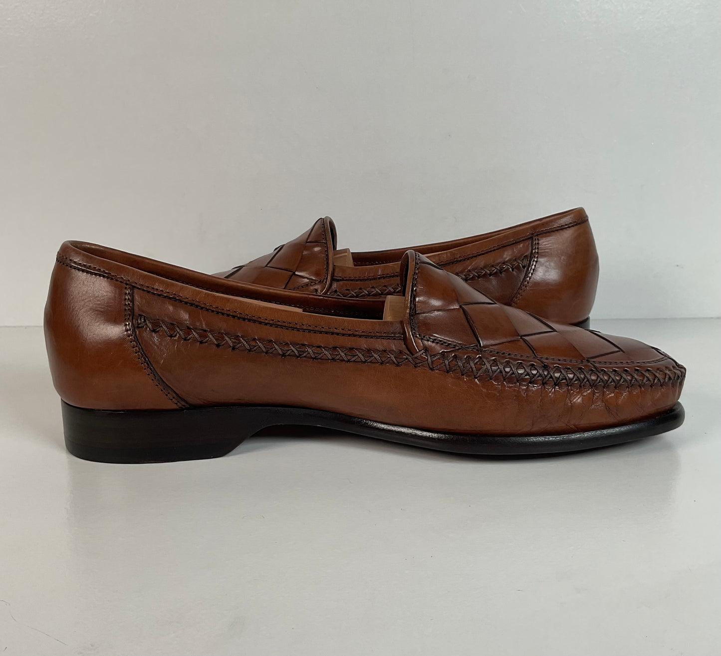 Cole Haan Bragano Loafers | Cristallo | Basket Weave | 8.5 M