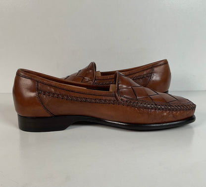 Cole Haan Bragano Loafers | Cristallo | Basket Weave | 8.5 M