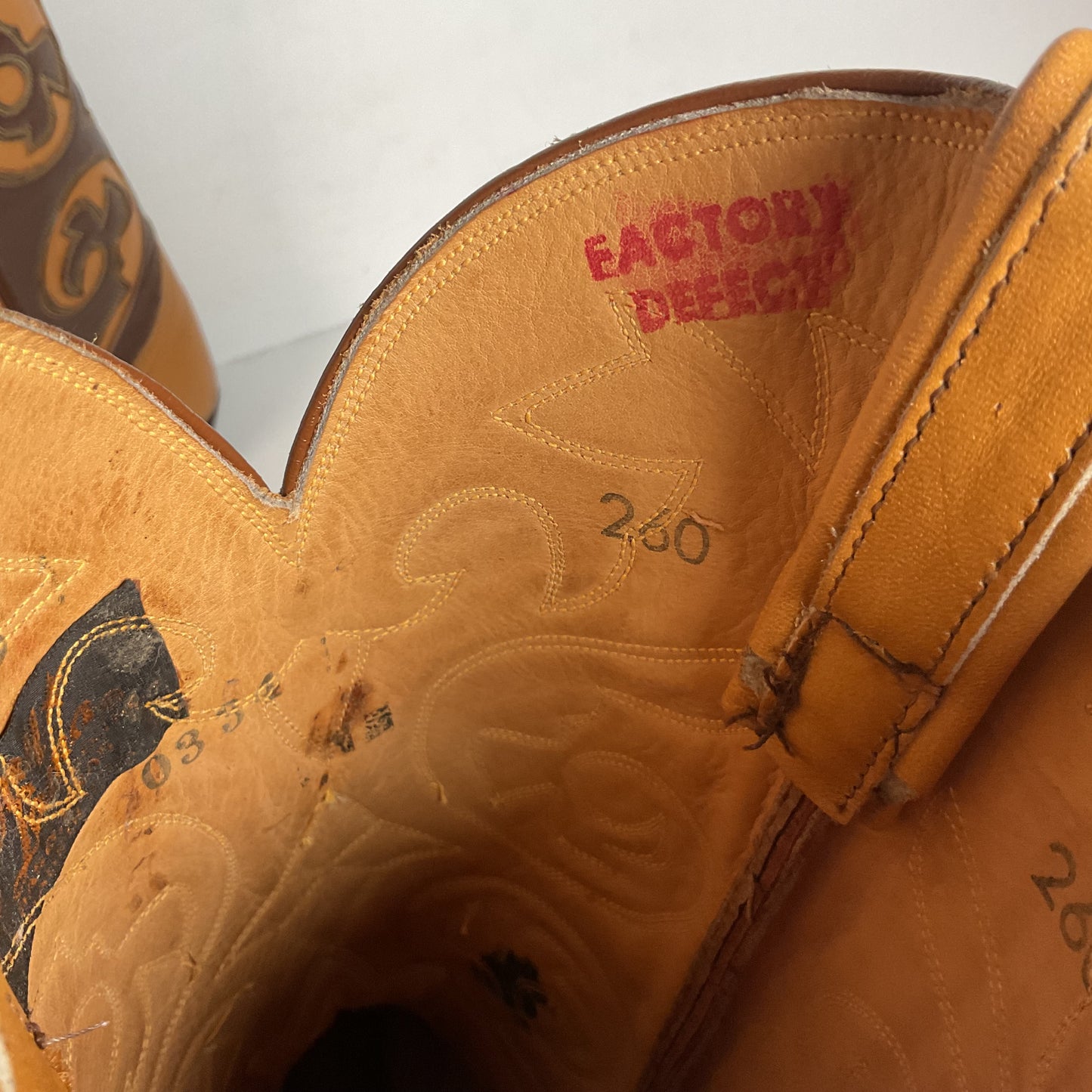 1960s Tony Lama Parade Cowboy Boots Men’s 6 B | Women’s 7 Tooled Inlay