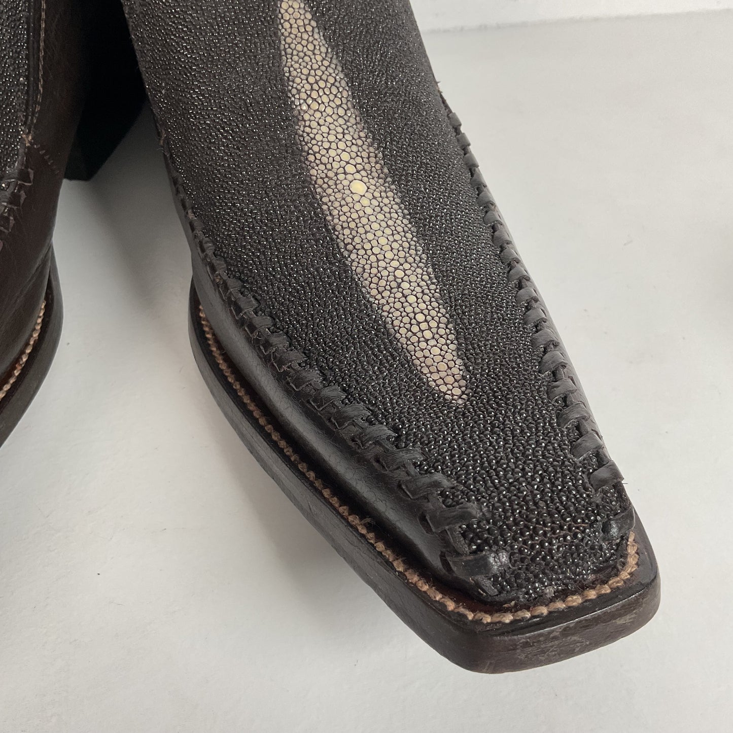 Stingray Mule Clogs | Western | Exotic | Dark Brown | Men’s 9