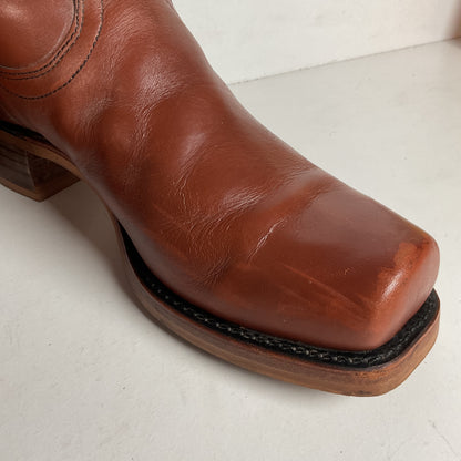 Vintage Sears Chunky Western Campus Boots 10.5 EE USA Made Cavalry Style