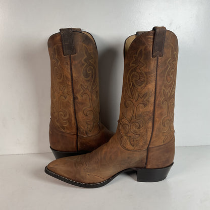 Vintage Justin Bay Apache Cowboy Boots 12 EE USA Made