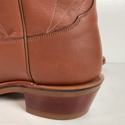 Tony Lama Natural Retan Cowboy Boots | USA Made | 14 D