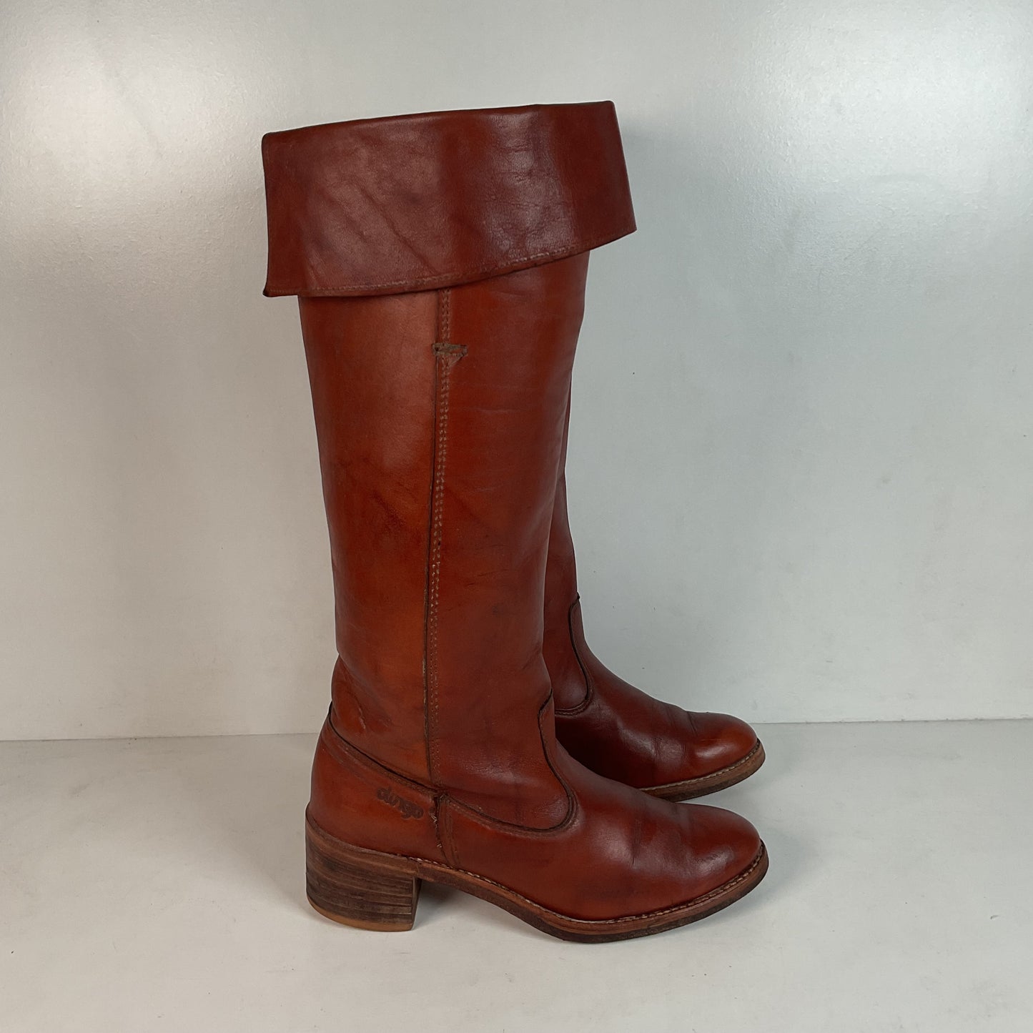 Vintage Dingo Acme Women’s Cuffed Campus Boots 9 M USA Made