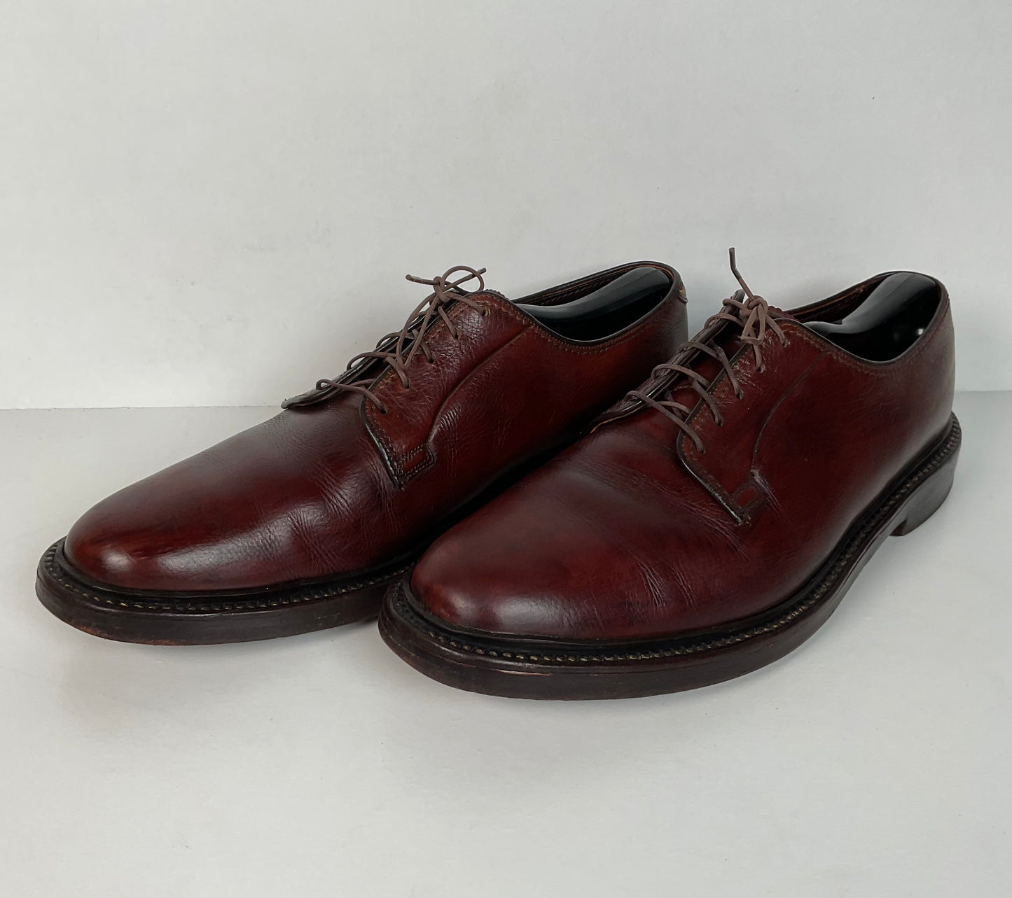 Vintage Florsheim Imperial Kenmoor Derby Shoes | Plain Toe | Men’s 9 D