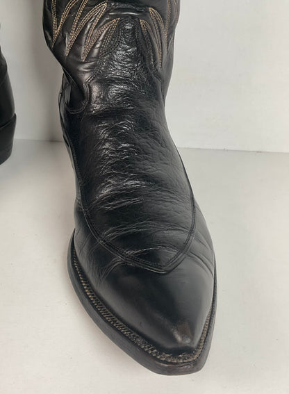 Vintage Justin Algonquin Toe Cowboy Boots | 1960s-1970s | Men’s 8.5 D