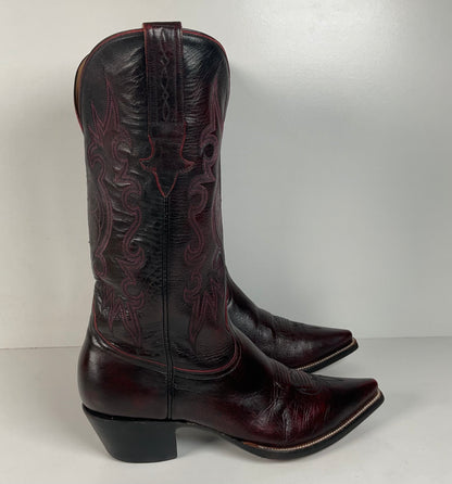 Heritage Boot Company | Black Cherry Cowgirl Boots | Women’s 9