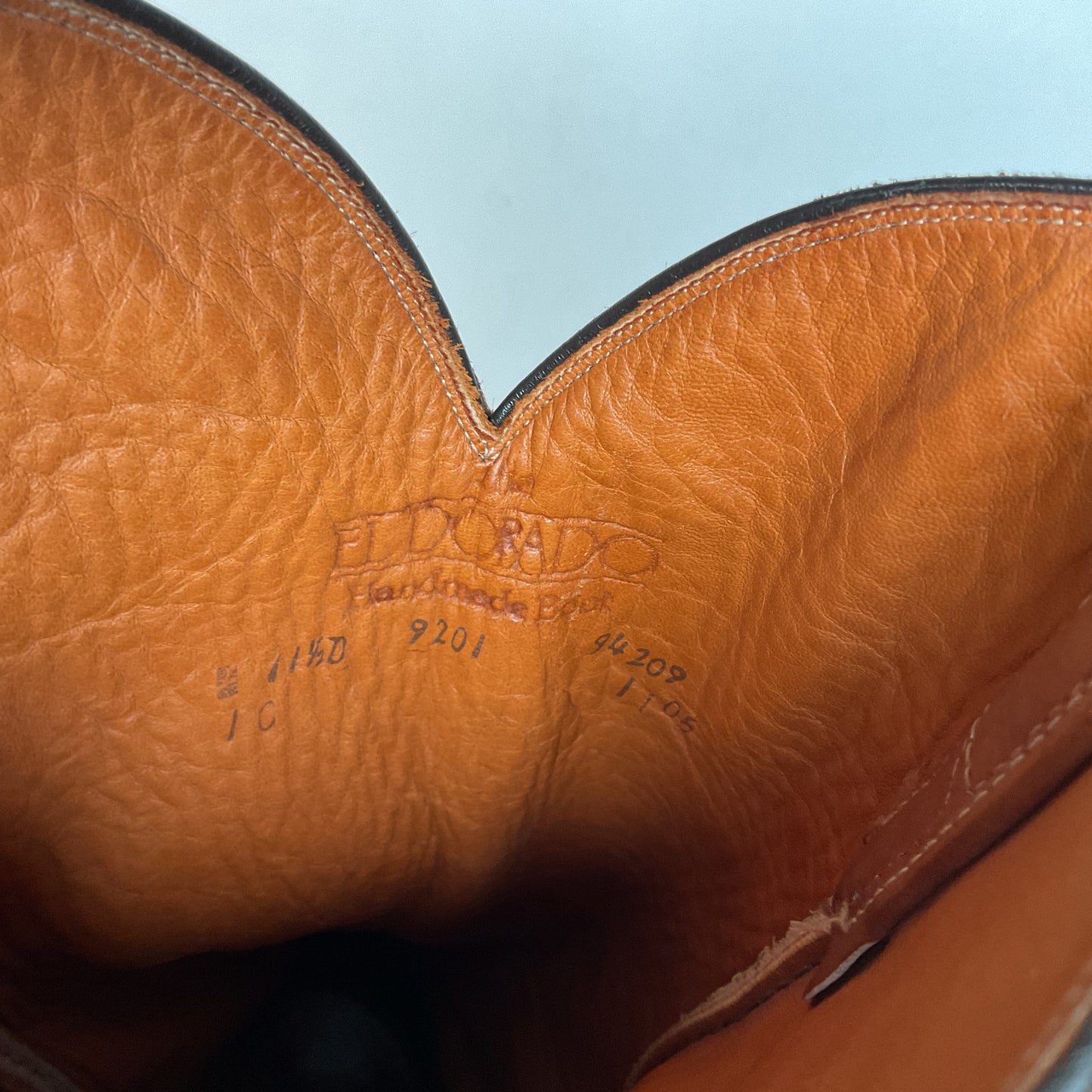 Vintage El Dorado Cowboy Boots | Chocolate Cow | Men’s 11.5 D