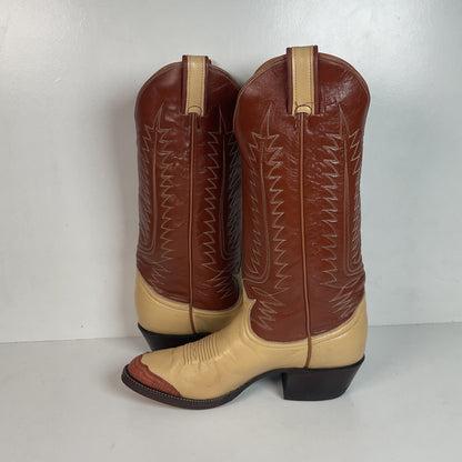 Tony Lama Urban Cowboy Boots Men’s 7 B | Women’s 8 Gold Label USA Made