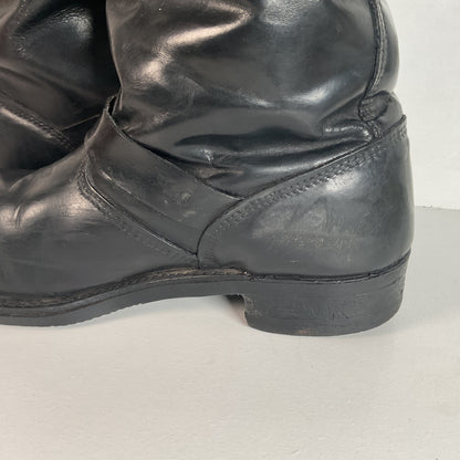 Vintage Harley Davidson Motorcycle Boots 11 Tall Steel Toe Engineer USA Made