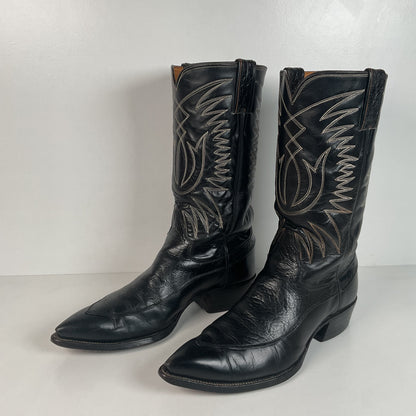 Vintage Justin Algonquin Toe Cowboy Boots | 1960s-1970s | Men’s 8.5 D