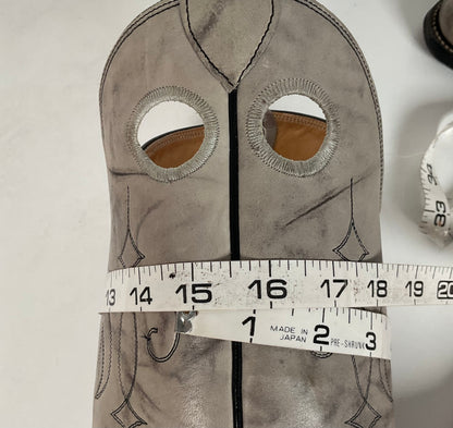 Vintage Justin Marbled Cowboy Boots | USA Made | Punchy | Grey | Men’s 9 D