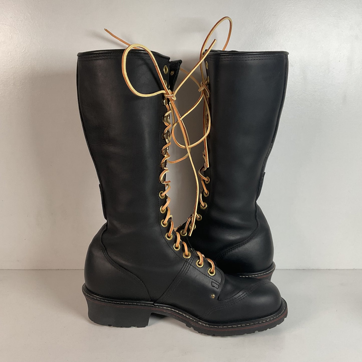 Carolina Linesman Lace-Up Boots — Soft Toe Pole Climber — 11 Wide