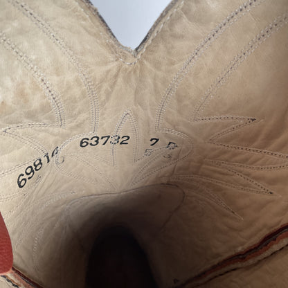 Vintage Dan Post Cowboy Boots | 1970s | Brown | Men’s 7 D