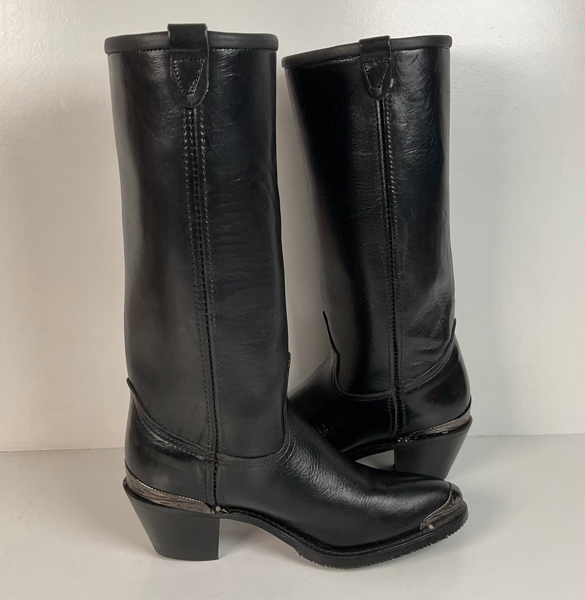 Vintage Harley Davidson Motorcycle Boots | Western Concho | Women’s 8.5 M